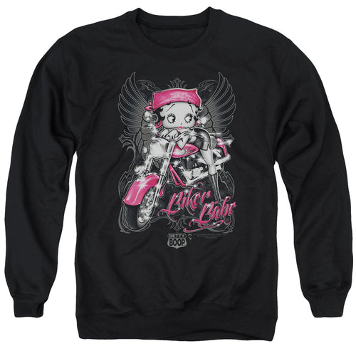 Betty Boop Biker Babe Crewneck Sweatshirt