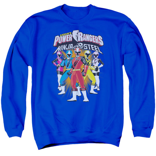 Power Rangers: Ninja Steel Team Lineup Crewneck Sweatshirt