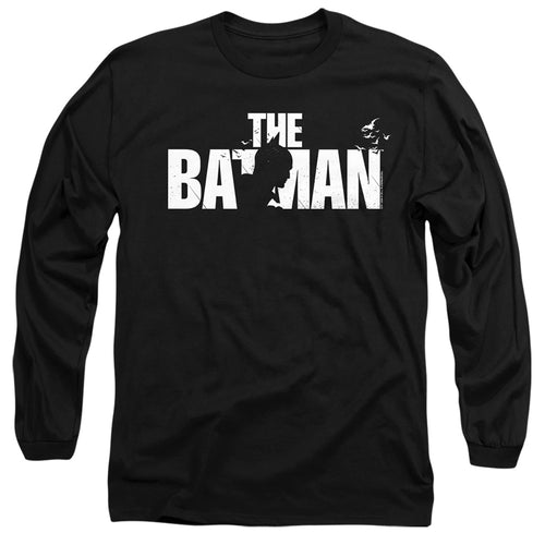The Batman Silhouette Title Long Sleeve T-Shirt