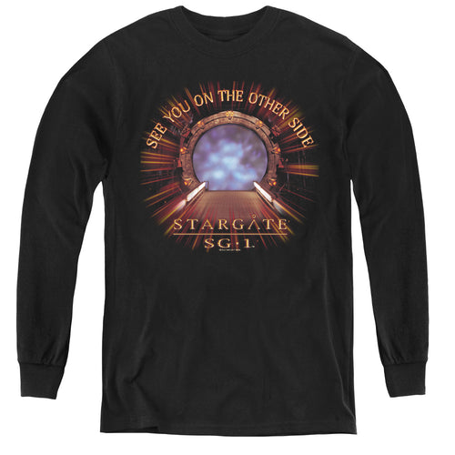 Stargate SG-1 See You on the Other Side Youth Long Sleeve T-Shirt