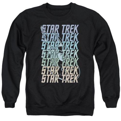 Star Trek Multi Logo Enterprise Crewneck Sweatshirt