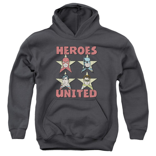 Justice League United Stars Youth Hoodie