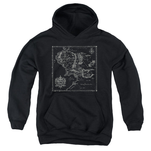 Lord of the Rings Map Of Me Youth Hoodie