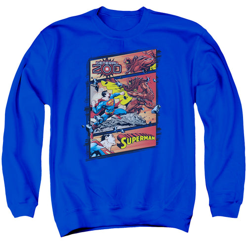 Superman vs Zod Crewneck Sweatshirt