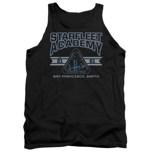 Star Trek Starfleet Academy Earth Black Tank Top