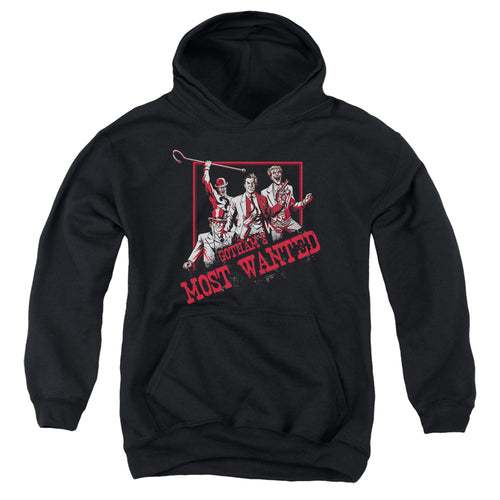 Batman Gothams Most Wanted Youth Hoodie
