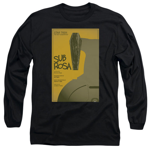 Star Trek Sub Rosa Black Long Sleeve T-Shirt