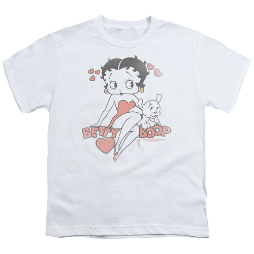 Betty Boop Classic with Pup Youth/Toddler T-Shirt
