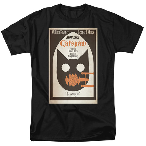 Star Trek Juan Ortiz Catspaw Black T-Shirt