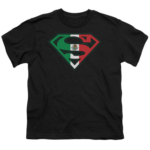 Superman Mexican Flag Shield Youth/Toddler T-Shirt