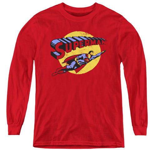 Superman Fly by Youth Long Sleeve T-Shirt