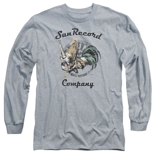 Sun Records Script Rooster Long Sleeve T-Shirt
