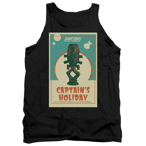 Star Trek Captain's Holiday Black Tank Top