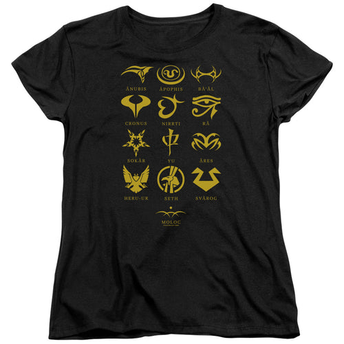 Stargate SG-1 Goa'uld System Lords Womens T-Shirt