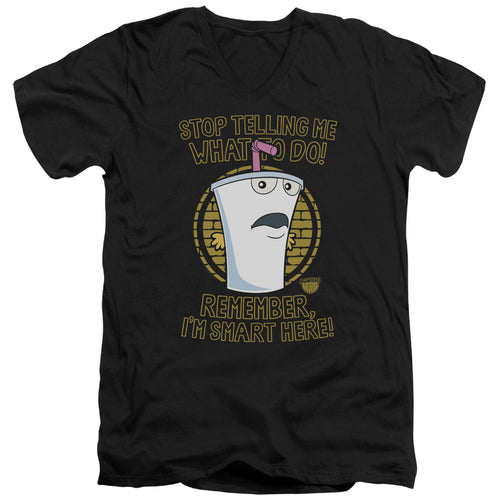 Aqua Teen Hunger Force Stop V-Neck T-Shirt