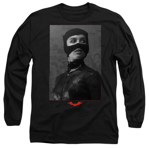 The Batman Catwoman Worn Portrait Long Sleeve T-Shirt