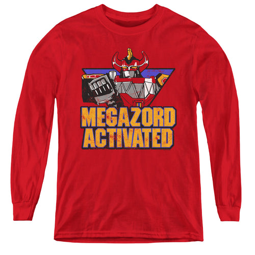 Mighty Morphin Power Rangers Megazord Activated Youth Long Sleeve T-Shirt
