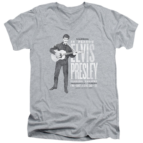 Elvis Presley In Person V-Neck T-Shirt
