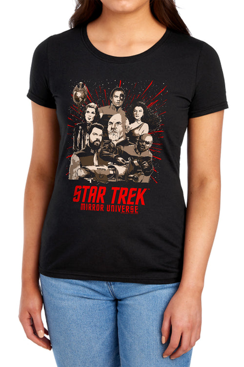 Star Trek Mirror Universe Poster Womens T-Shirt