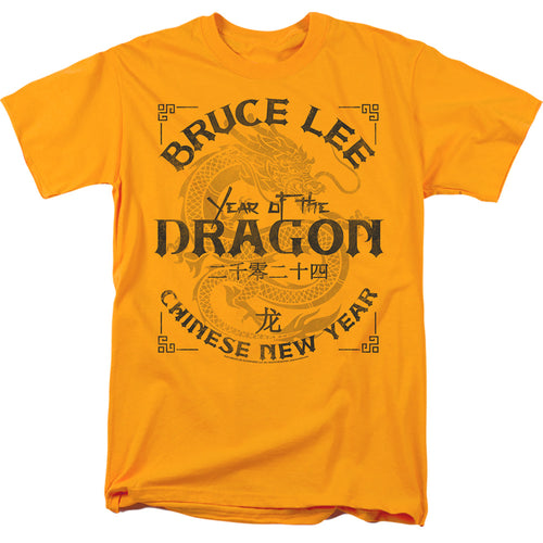 Bruce Lee Text Year of the Dragon T-Shirt