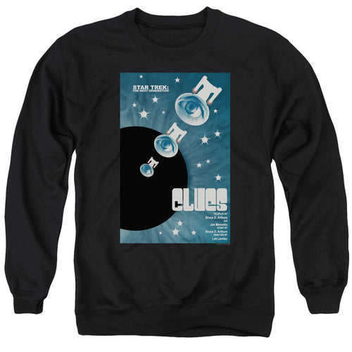 Star Trek Clues Black Crewneck Sweatshirt