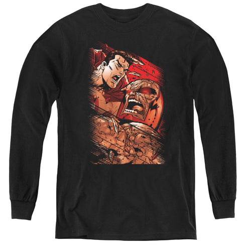Superman Supes vs Darkseid Youth Long Sleeve T-Shirt