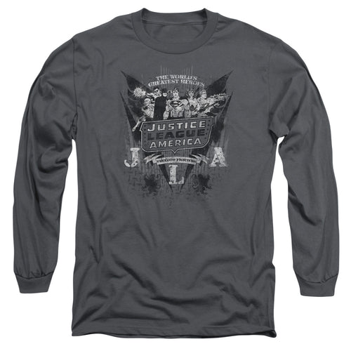 DC Comics Greatest Heroes Long Sleeve T-Shirt