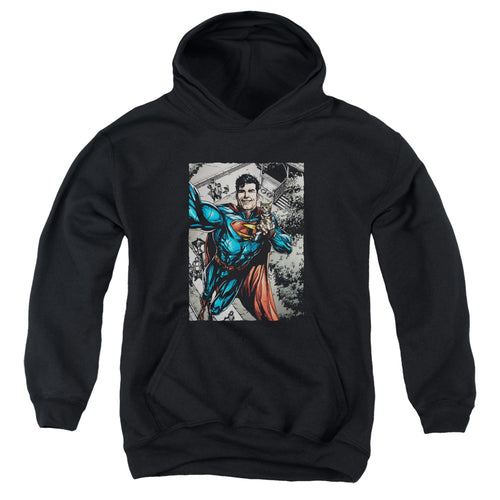 Superman Super Selfie Youth Hoodie