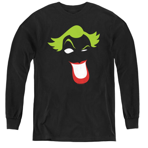 Batman Joker Simplified Youth Long Sleeve T-Shirt