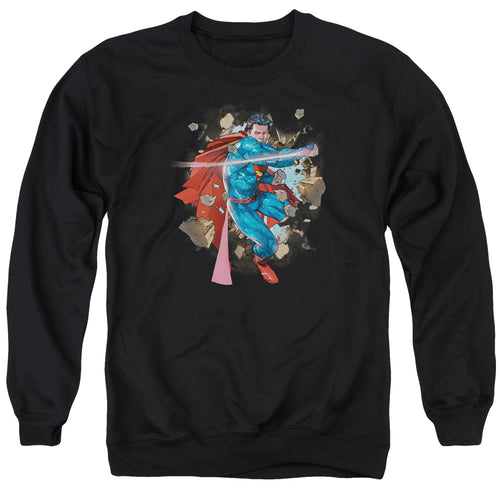 Superman Rock Breaker Crewneck Sweatshirt