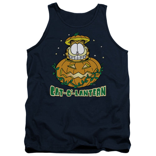 Garfield Cat O Lantern Tank Top