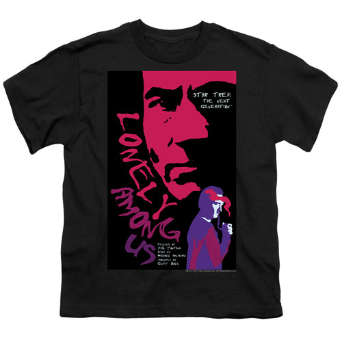 Star Trek Lonely Among Us Black Youth/Toddler T-Shirt