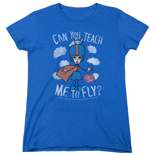 I Love Lucy Fly Womens T-Shirt