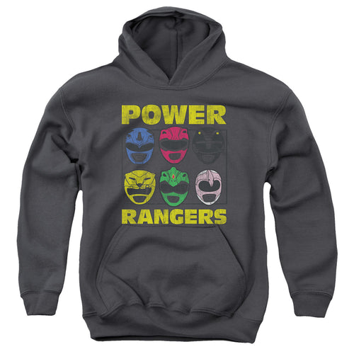 Mighty Morphin Power Rangers Ranger Heads Youth Hoodie