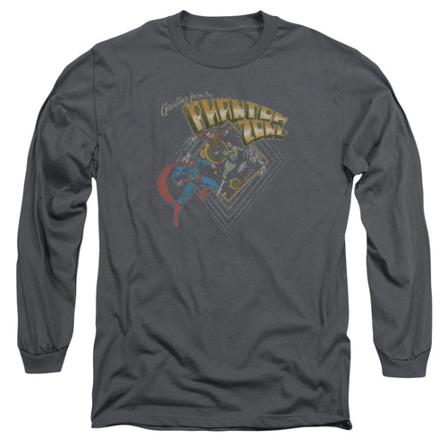 Superman Zod Greetings Long Sleeve T-Shirt