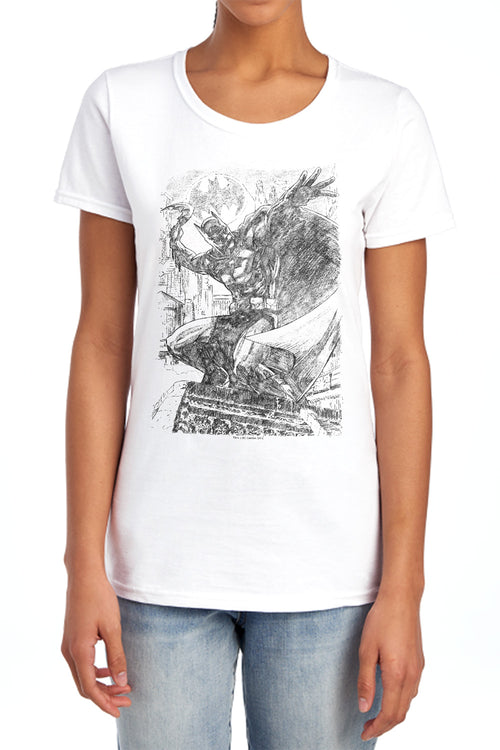 Batman Pencil Batarang Throw Womens T-Shirt