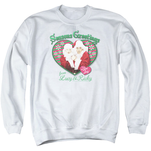 I Love Lucy Seasons Greetings Crewneck Sweatshirt