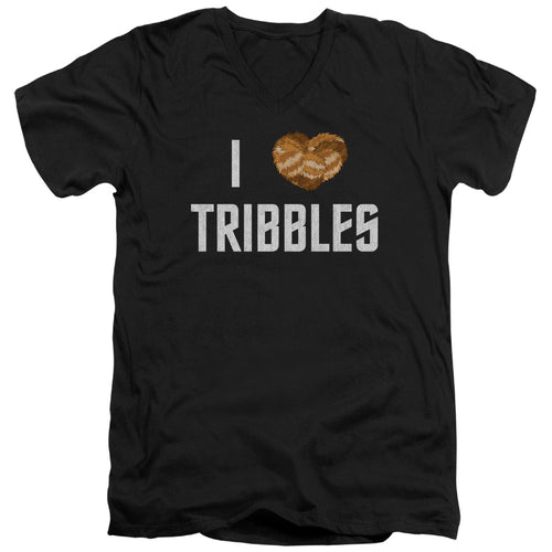 Star Trek I Heart Tribbles V-Neck T-Shirt