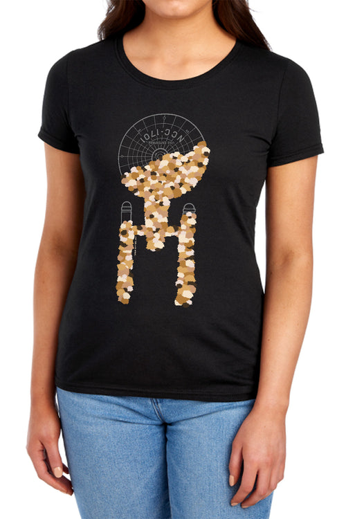 Star Trek Tribble Takeover Womens T-Shirt