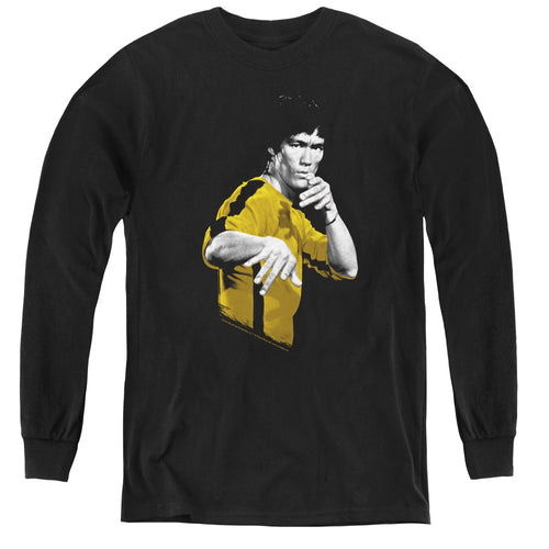 Bruce Lee Suit of Death Youth Long Sleeve T-Shirt
