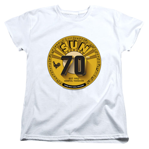 Sun Records 70th Anniversary Womens T-Shirt