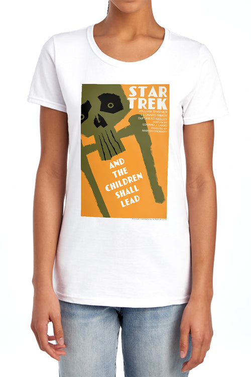Star Trek Juan Ortiz And the Children Shall Lead Womens T-Shirt
