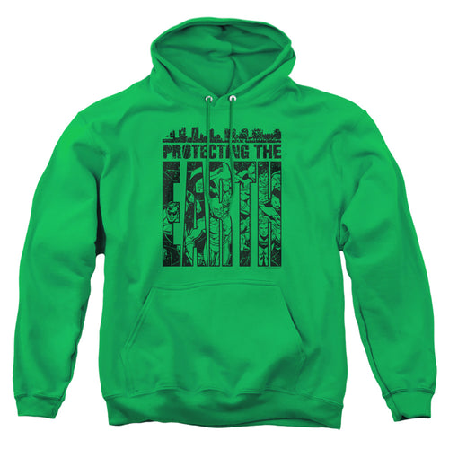 DC Comics Protecting The Earth Pullover Hoodie
