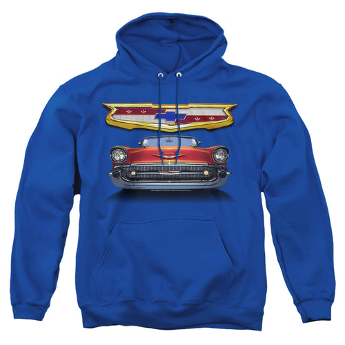 Chevy 1957 Bel Air Grille Pullover Hoodie