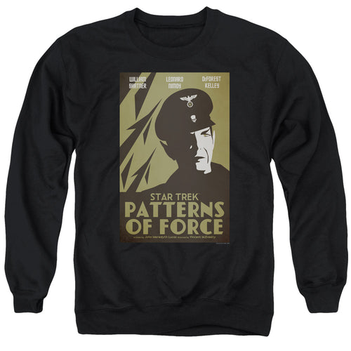 Star Trek Juan Ortiz Patterns of Force Black Crewneck Sweatshirt
