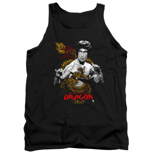 Bruce Lee Golden Year of the Dragon Tank Top
