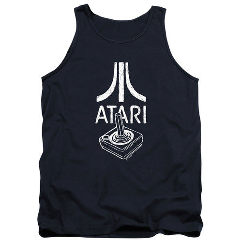 Atari Joystick Logo Navy Tank Top
