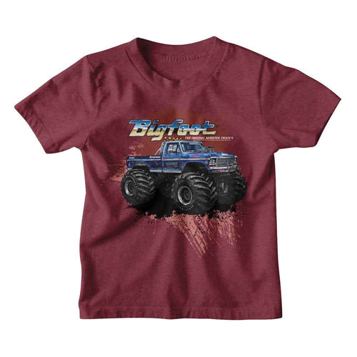 Bigfoot Splatter Background Youth/Toddler T-Shirt