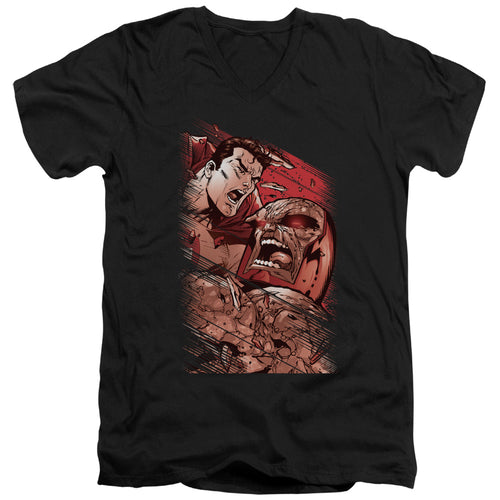 Superman Supes vs Darkseid V-Neck T-Shirt