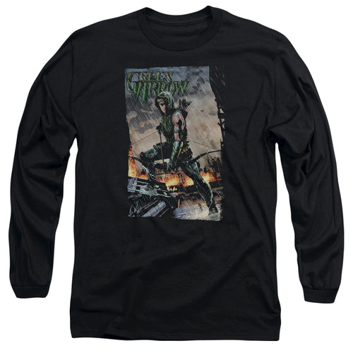 Justice League Fire And Rain Long Sleeve T-Shirt
